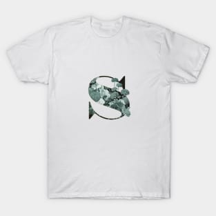 Flower Alphabet S T-Shirt